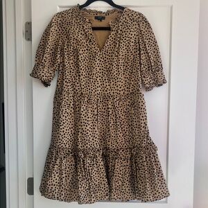 J.Crew empire waist abstract polka dot print dress XXS